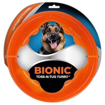 Afbeelding van BIONIC voederspeeltje Treat Shaker 6x6x8,5cm oranje