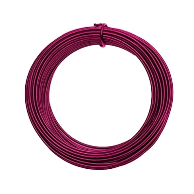 Afbeelding van Vaessen Creative Aluminium Draad 3mm ±26m 500g Sterk roze