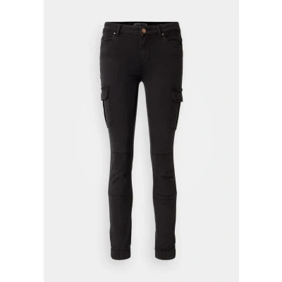 Afbeelding van ONLY Onlmissouri PANT Cargobroek, Dames, Maat: 38x34, Black washed