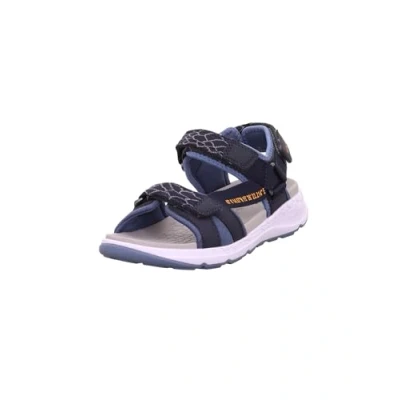 Afbeelding van Superfit Criss Cross Outdoorsandalen voor kinderen, Maat: 27, Blau/orange Textiel/ synthetisch