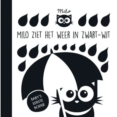 Image de Milo ziet het weer in zwart wit