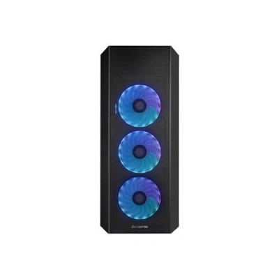 Image de Chieftec SCORPION 4 Tour ATX panneau latéral fenêtré (verre trempé) pas d&#039;alimentation (ATX) noir USB/Audio