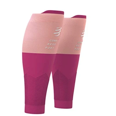 Afbeelding van COMPRESSPORT Unisex R2v2 Kuitcompressiemouw, roze, T1 EU