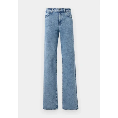 Afbeelding van Noisy May Nmyolanda Wide leg, Dames, Maat: 25x30, Medium blue denim