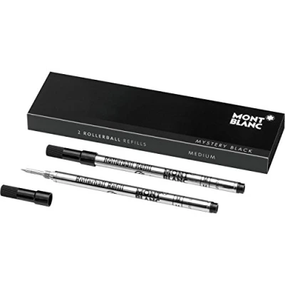 Afbeelding van Navulverpakking ROLLER MONTBLANC CLASSIC ZWART Medium X2