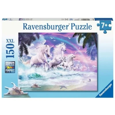 Image de Puzzle 150 pièces XXL Ravensburger Licornes sur la plage