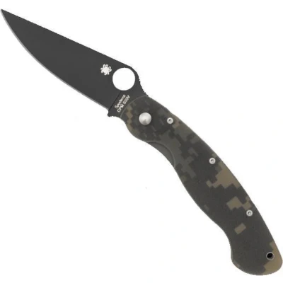 Afbeelding van Spyderco Zakmes Military Camouflage / Black CPM S30V PE