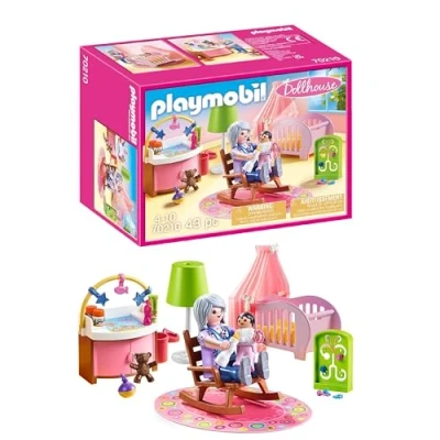 Afbeelding van Playmobil 70210 Babykamer in de kleur