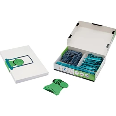 Afbeelding van Jalema Clip starterkit, doos van 100 stuks archiefbinders