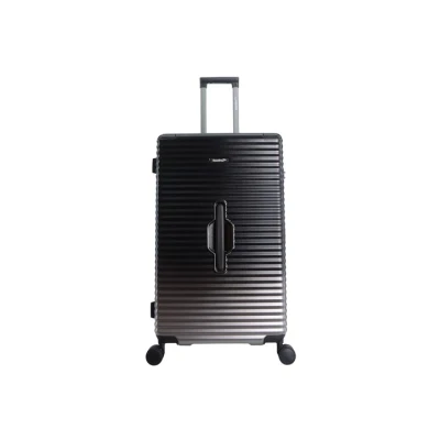 Image de Saxoline Blue Elite Trunk Valise de voyage 77 cm Grande 8 Roues