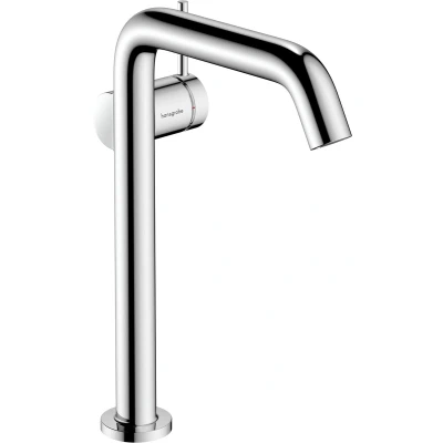 Afbeelding van hansgrohe Tecturis S ééngreeps wastafelkraan 240 Fine CoolStart voor waskommen, met afvoerplug chroom