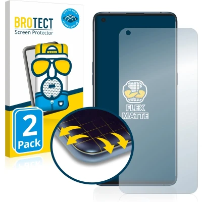 Afbeelding van BROTECT Screenprotector voor Oppo Find X3 Pro Folie Beschermfolie matte volledig dekking (2 Stuks)