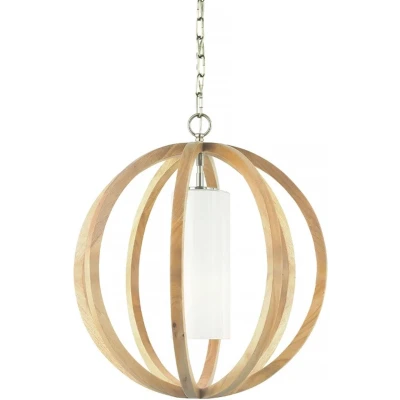 Afbeelding van Hanglamp Steady Lighting E27 L: 52.1cm Voor Binnen Woonkamer Eetkamer Wood