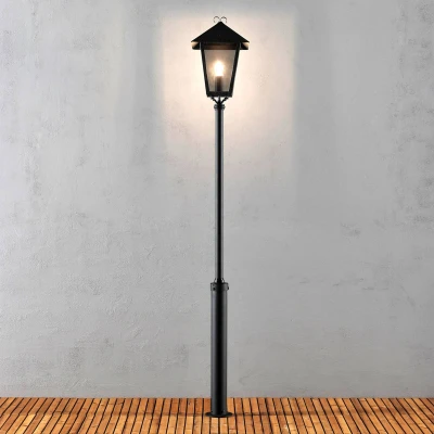 Afbeelding van Konstsmide 437 750 Benu Staande buitenlamp Spaarlamp, LED E27 100 W Zwart