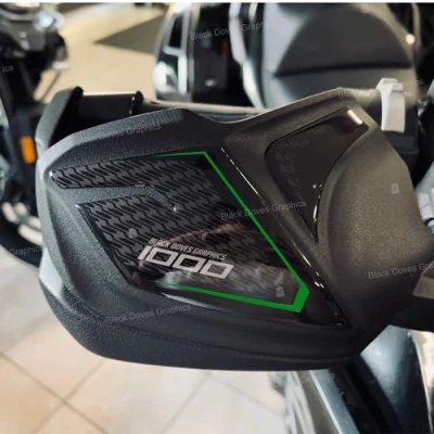 Afbeelding van 3D harsstickers compatibel met Kawasaki Versys 1000 2019 2022 motorfiets (bescherming van de bescherming)