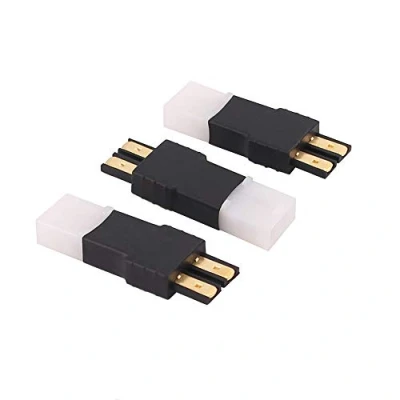 Afbeelding van OliRC 3 stuks Tamiya mannelijke connector in Traxxas stijl directe aansluiting op grote vrouwelijke adapter (C65 3)