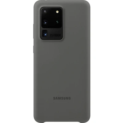 Afbeelding van Galaxy S20 Ultra 5G Siliconen Hoesje EF PG988 Grijs Samsung Smartphone Hoesjes Geen Verzendkosten &amp; Morgen In Huis
