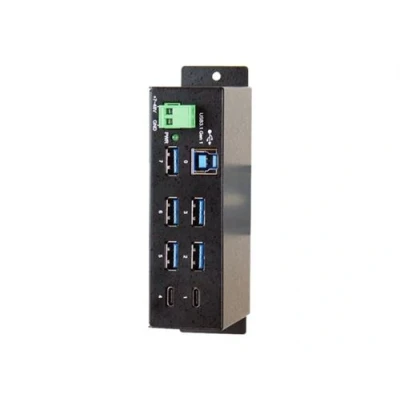 Image de Exsys EX 1197HMS Concentrateur (hub) 7 x USB 3.1 Gen 1 Montage sur rail DIN Tension CC
