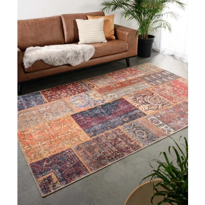 Afbeelding van Patchwork Vloerkleed Fade Heritage Blauw/multi 190x290 Cm