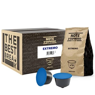 Afbeelding van Note d&#039;Espresso Extremo koffiecapsules uitsluitend compatibel met Nescafé machines, Dolce Gusto* 96 capsules