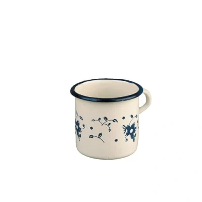 Afbeelding van Ibili 918508 beker, staal, wit/blauw, 10,0 x 12,0 cm