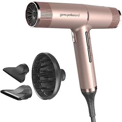 Afbeelding van Gama Professional IQ Perfetto Haardroger Fohn Rose Gold Roze