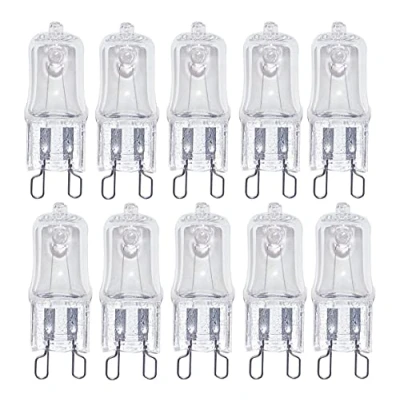 Afbeelding van ShuoHui HaloPin G9 halogeenlamp, dimbaar, 18 W, vervangt stralingshoek 35 graden, warmwit, 2700, 10 stuks