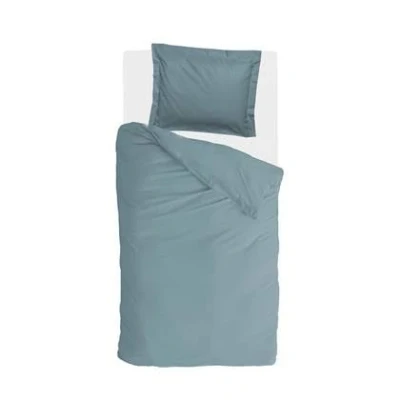 Afbeelding van Walra Dekbedovertrek Forever Cotton Zeeblauw 140x220 cm 1 Persoons Dubbele doorlopende instopstrook 100% Percale katoen