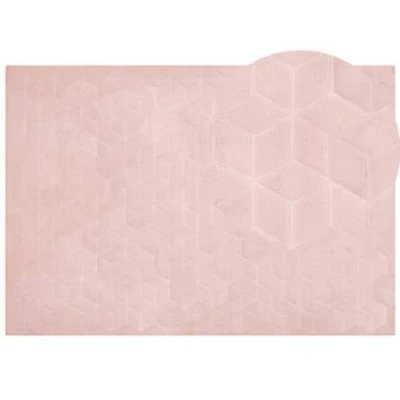 Afbeelding van Beliani THATTA Vloerkleed Roze 80 x 150 cm Nepbont