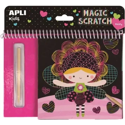 Afbeelding van Apli kids krasplaatjes elfjes