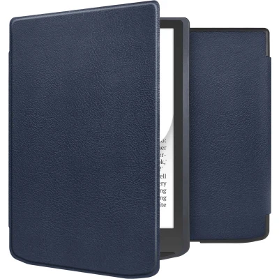 Afbeelding van imoshion Slim Soft Case Bookcase voor de Pocketbook InkPad Color 3 / 4 Donkerblauw