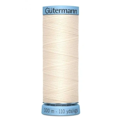 Afbeelding van Gutermann Luxe naaigaren van pure zijde 100 m 802 elk