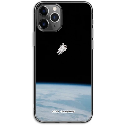 Afbeelding van Case Company® hoesje geschikt voor iPhone 11 Pro Alone in Space Soft Cover Telefoonhoesje Bescherming aan alle Kanten en Schermrand
