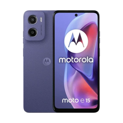 Afbeelding van Motorola moto e15 (64 GB, Lavendel, 6.67&quot;, Dubbele SIM, 32 Mpx, 4G), Smartphone, Paars