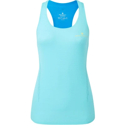 Afbeelding van Ronhill Dames Hardloop Top Tech Race Vest Aquamint/El Blue M