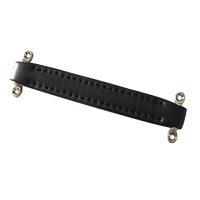 Afbeelding van KAISH Vintage stijl zwarte vinyl pvc gitaar versterker handvat voor Fender versterkers