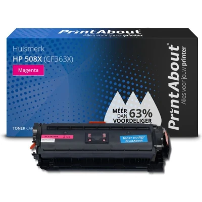 Afbeelding van Huismerk HP 508X (CF363X) Toner Magenta Hoge capaciteit
