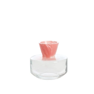 Afbeelding van Light &amp; Living Vaas VARELA Ø21x20cm Roze