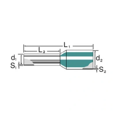 Afbeelding van Weidmüller 9019010000 Adereindhulzen 0.5 mm² Deels geïsoleerd Wit 500 stuk(s)