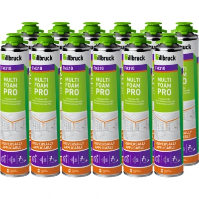 Afbeelding van Illbruck PU schuim FM310 750ml (Set van 12 bussen)