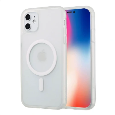 Afbeelding van imoshion Hoesje Geschikt voor iPhone 11 Color Guard Backcover MagSafe Wit