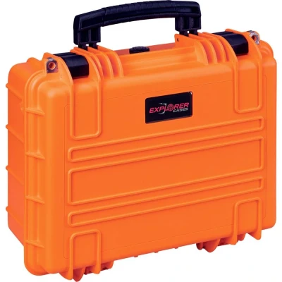 Afbeelding van Explorer Cases Outdoor koffer 3818HL.O orange with pick &amp; pluck foam (b x h d) 38 27 18 cm Oranje