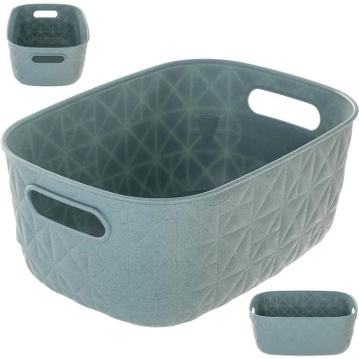 Afbeelding van Curver Softex Opbergmand S 4l Blauwgroen