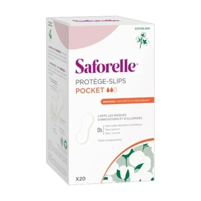 Afbeelding van Saforelle 20 Pocket Inlegkruisjes