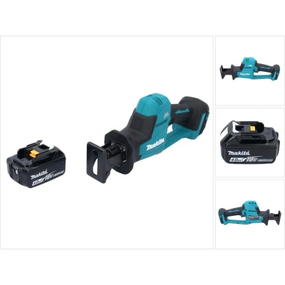 Afbeelding van Makita DJR 189 M1 accu reciprozaag 18 V borstelloos + 1x 4.0 Ah zonder oplader