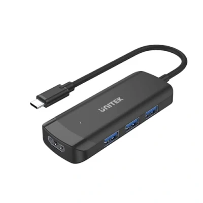 Afbeelding van UNITEK HUB AKTYWNY USB C 3X A 3.1, HDMI 4K30HZ