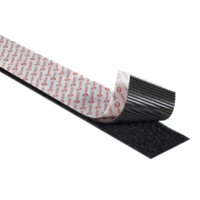 Afbeelding van VELCRO® VEL EC60245 Klittenband Om vast te plakken Haak en lusdeel, Extra sterk (l x b) 2500 mm 50 Zwart 2.5 m