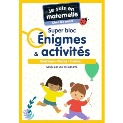 Afbeelding van JE SUIS EN MATERNELLE CHEZ LES PETITS SUPER BLOC ENIGMES ACT