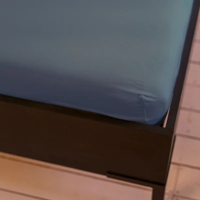 Afbeelding van Kayori Saiko Topperhoeslaken Denim 140 160/200 220 (Kleur: Denim)