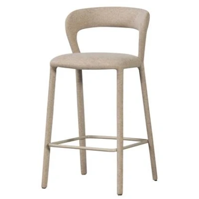 Afbeelding van WOOOD Noble Barstoel Polyester Zand 95x48x52